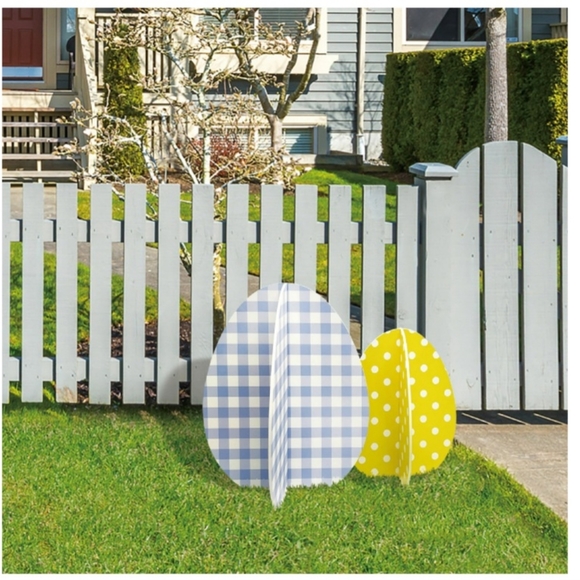 Outdoor wood eggs 2 pack🆕️ - Picture 2 of 5